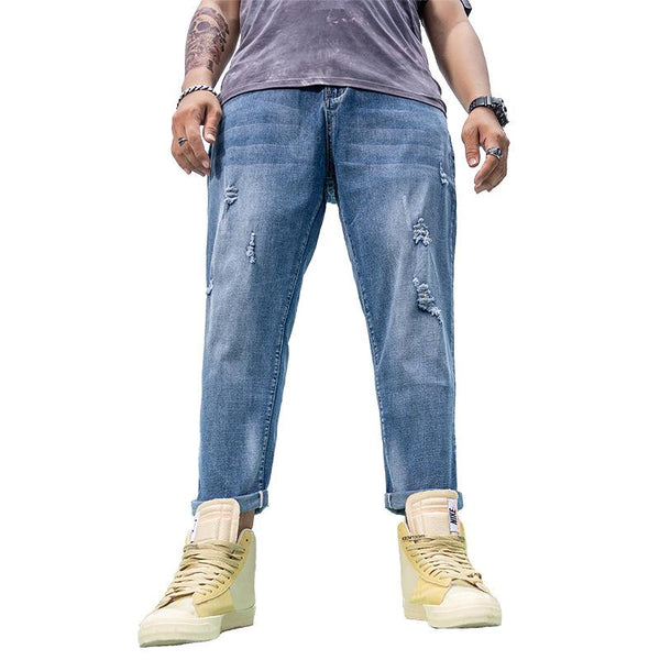 Men's Fashion Loose Distressed Casual Jeans 50159483Z