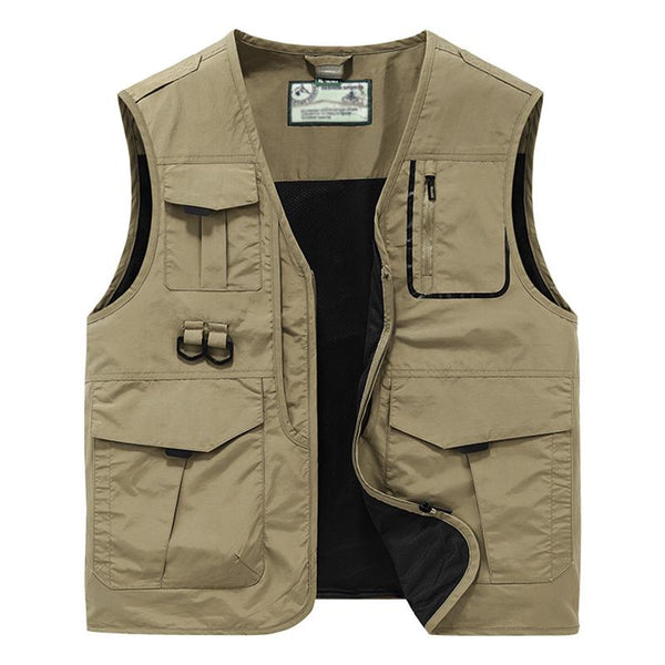 Men's Multi-pocket Outdoor Quick-drying Vest 44674862Z