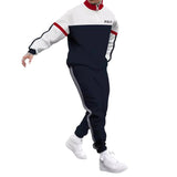 Men's Classic Autumn And Winter Trend 3D Printed Long-sleeved Sweatshirt With Ankle-length Sweatpants Set 43074636K