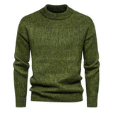 Men's Round Neck Pullover Warm Sweater 98044490F