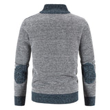 Men's Casual Stand Collar Knitted Jacket 88685440F