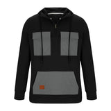 Men's Colorblock Pocket Half Zip Hoodie 04955061Y