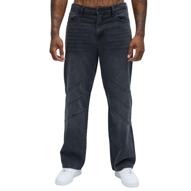 Men's Casual Loose Comfort Jeans 57055600F