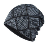 Men's Outdoor Warm Round Top Knitted Hat 94303928F