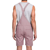 Men's Pocket Denim Overalls Shorts 65968465Y
