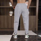 Men's Fashion Solid Elastic Waist Fitness Sports Pants 84121673Z
