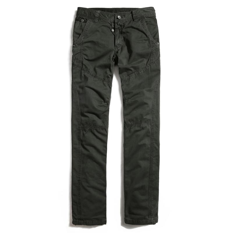 Pantalones cargo de algodón con costuras rectas y holgados de color liso para hombre 80913049Z