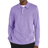 Men's Solid Color Lapel Long Sleeve Casual Sweatshirt 04289654Z