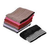 Men's Retro Jacquard Windproof Warm Knitted Scarf 11241989F