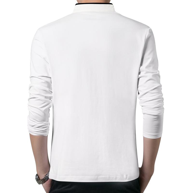 Men's Solid Color Henley Collar Chest Pocket Long Sleeve Casual T-shirt 15284224Z