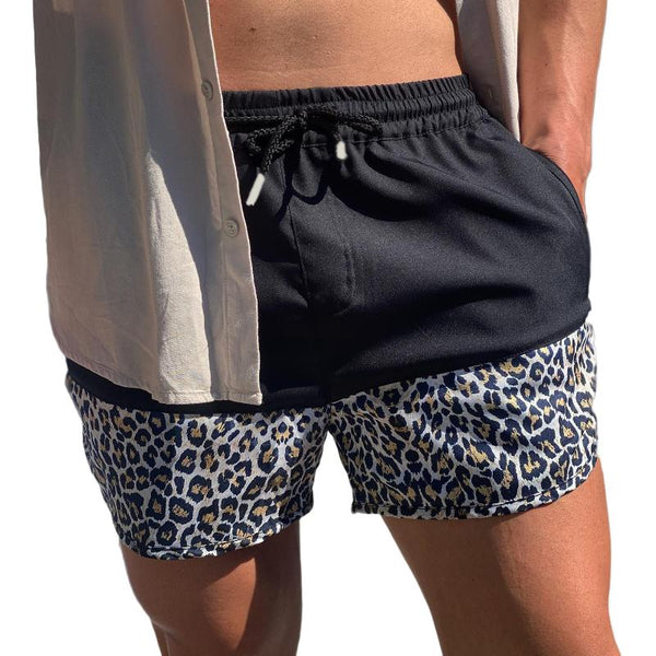 Men's Casual Trendy Beach Drawstring Shorts 19642162TO