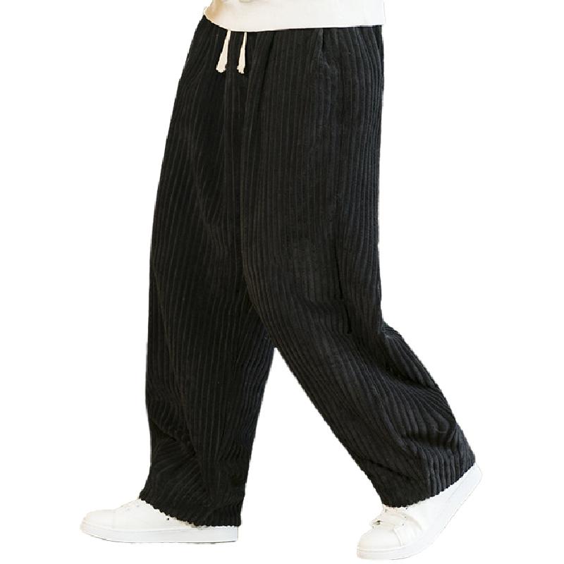 Men's Vintage Corduroy Loose Harem Pants 81486739F