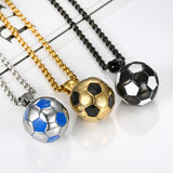 Men's Retro Casual Football Necklace 86744970TO