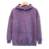 Men's Autumn and Winter Washed Cotton Hoodie 05690994U