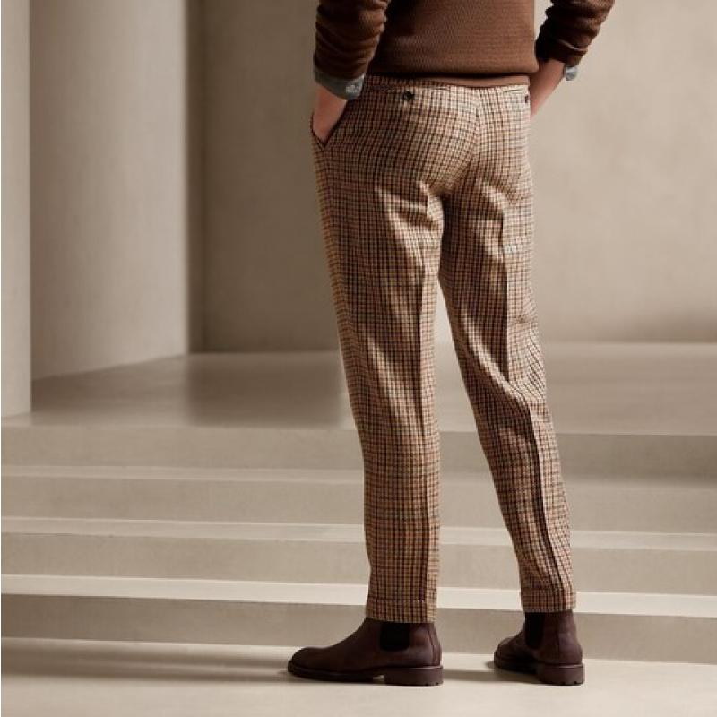 Men's Retro Classic Plaid Suit Pants 74027018K