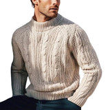 Men's Vintage Jacquard Pullover Knitted Sweater 61615558U