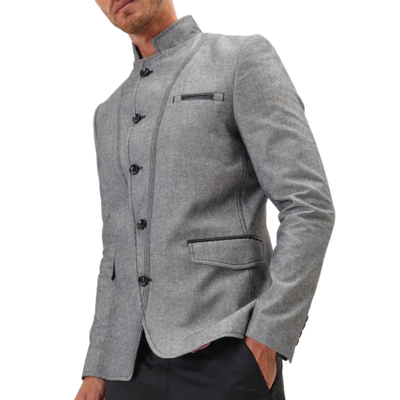 Men's Casual Trendy Single Breasted Blazer 43430274F