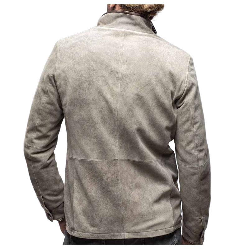 Men's Multi-Pocket Long Sleeve Lapel Casual Jacket 87740766F