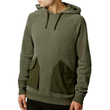 Men's Casual Multi-pocket Hooded Sweatshirt 40054187F