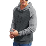 Men's Colorblock Raglan Long Sleeve Hoodie 74653611Z