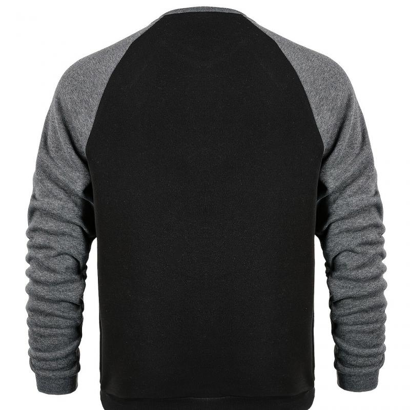 Men's Casual Colorblock Raglan Sleeves Crew Neck Sweatshirt 08030974Y