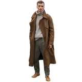 Men's Vintage Brown Notched Lapel Coat 03283720U