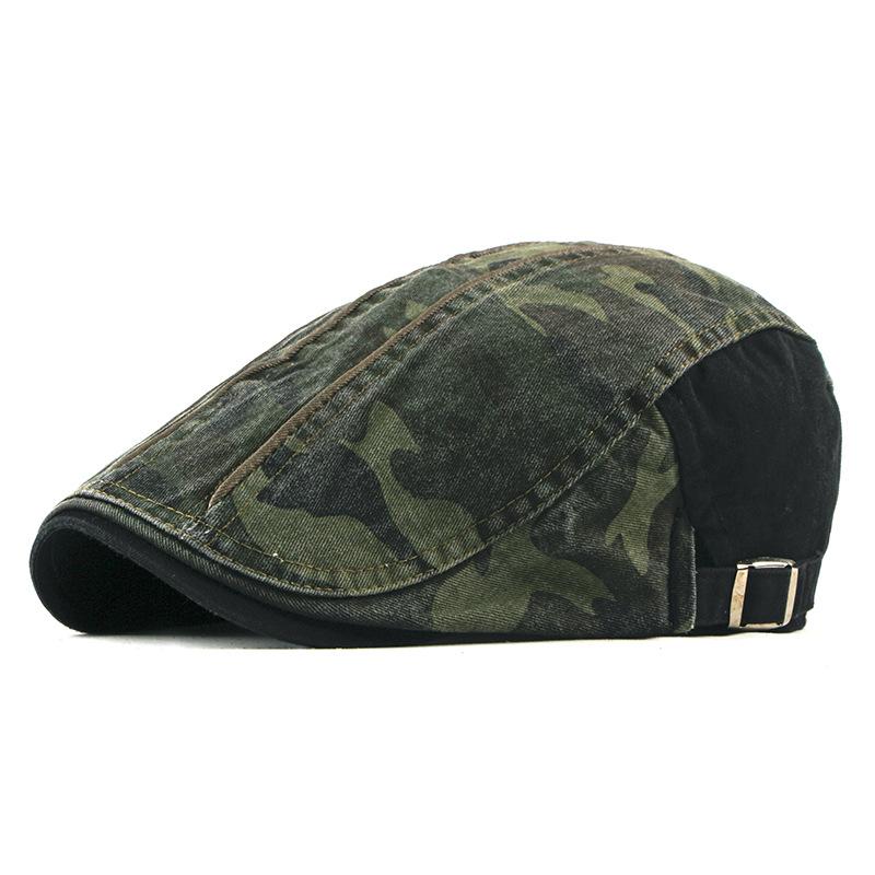 Men's Classic Stylish Camouflage Beret Hat 84629589K