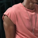 Men's Casual Solid Color Sports Tank Top 15291950TO