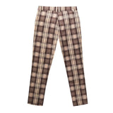 Men's Casual Plaid Printed Suit Pants 68217214Y