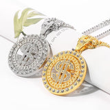 Retro Casual Round Gold Necklace 53540475TO