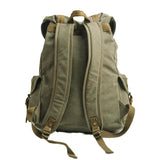 Men's Retro Outdoor Large Capacity Multi-Pocket Canvas Backpack 33759989Y