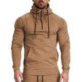 Men's Outdoor Semi -zipper Hoodie 91938722U