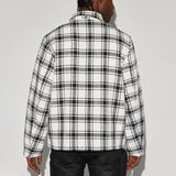 Men's Plaid Lapel Long Sleeve Casual Shirt 82396535Z