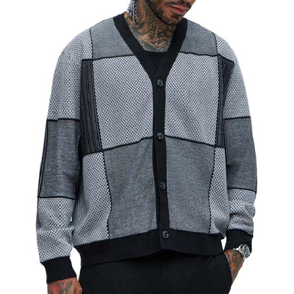 Men's Classic Check Knit Cardigan 77751177F