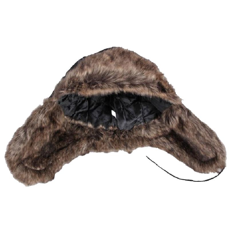 Men's Classic Retro Winter Warm Earmuffs PU Leather Hat 82207831K