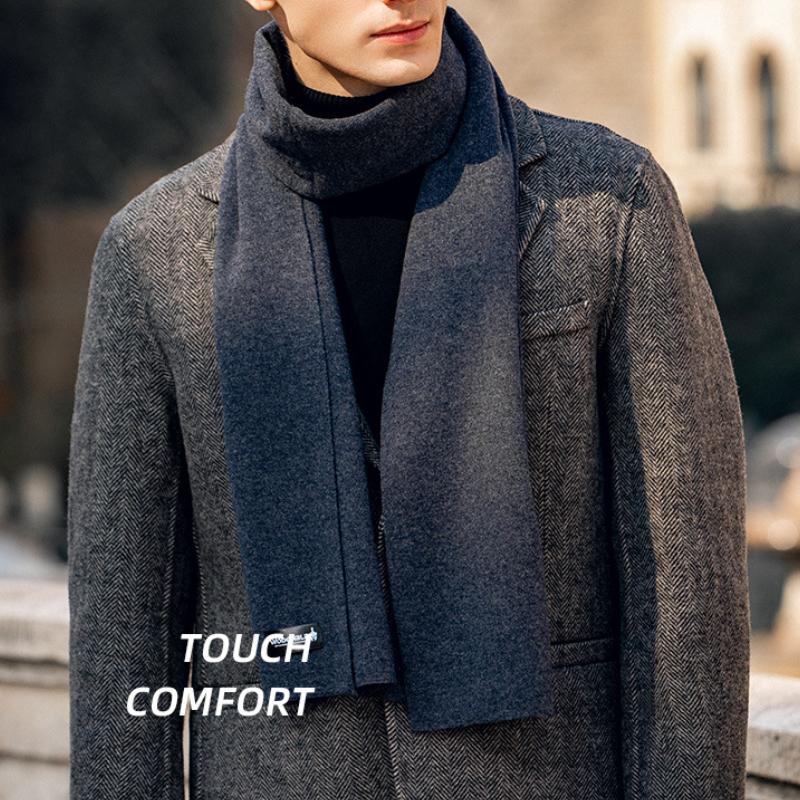 Men's Winter Warm Skin-friendly Cashmere Scarf 42438840K