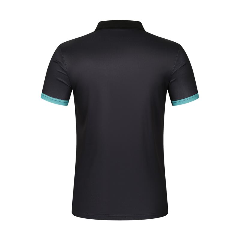 Men's Colorblock Lapel Short Sleeve Polo Shirt 50861679Z