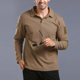 Men's outdoor sports quick-drying long-sleeved T-shirt 40914409K