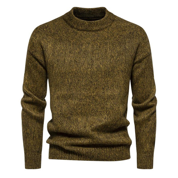 Men's Round Neck Pullover Warm Sweater 98044490F