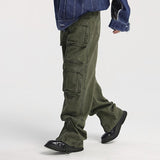 Men's Fashion Multi-pocket Straight Cargo Pants 74936719Z