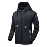 Men's Sports Casual Hooded Sweatshirt Jacket 27227752F