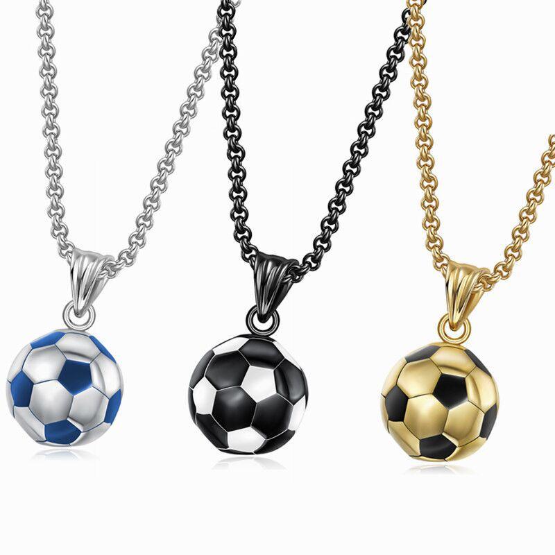 Men's Retro Casual Football Necklace 86744970TO