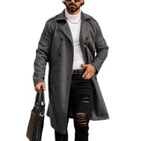 Men's Solid Color Casual Mid-length Coat 48154825X