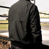 Men's Retro Stand Collar Windproof Casual Jacket 51181375Z