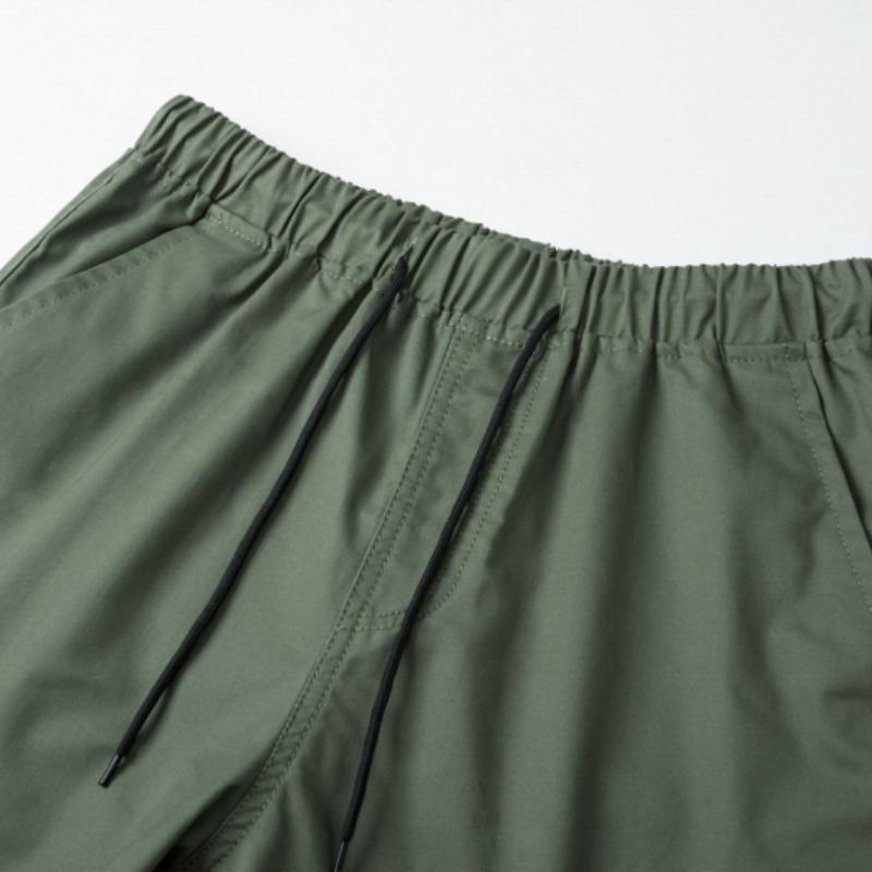 Men's Casual Cotton Blend Ealstic Waist Loose Cargo Shorts 92428387M