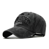 Men's Vintage New York Washed Distressed Cap 30166068TO