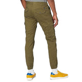 Men's Solid Color Multi-pocket Cargo Pants 39465484Z