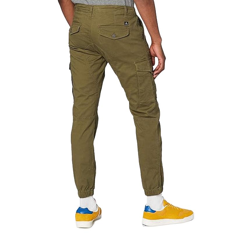 Men's Solid Color Multi-pocket Cargo Pants 39465484Z