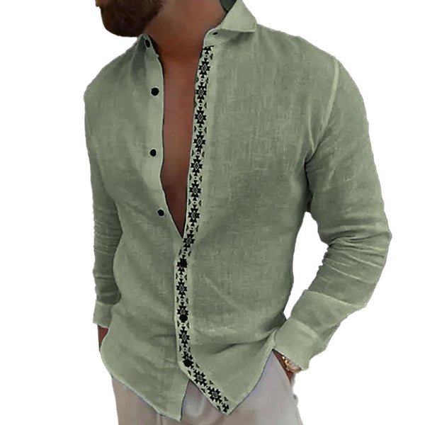 Men's Summer Shirt Beach Shirt Plain Lapel Hawaiian Holiday Clothing Apparel Basic 53244498Z
