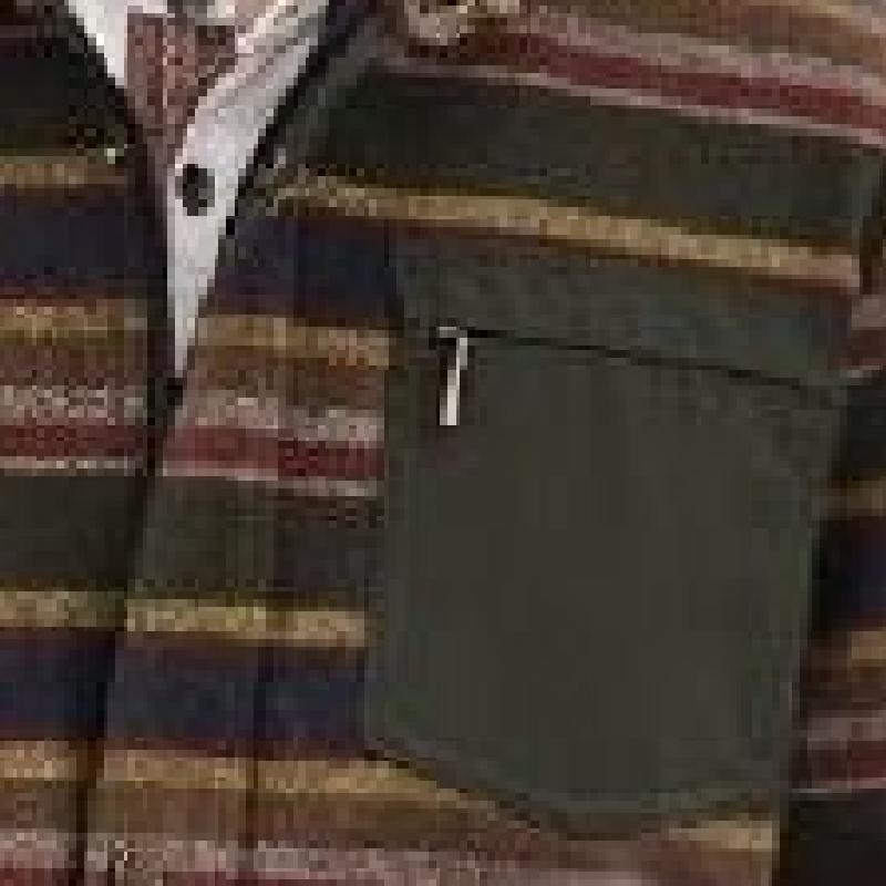 Men's Classic Stripe Lapel Jacket 01893693F